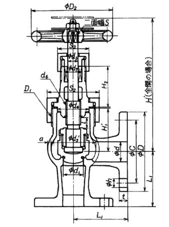 Drawing of JIS F7347 5K Bronze Angle Valve Union Bonnet Type.png Drawing of JIS F7347 5K Bronze Angle Valve Union Bonnet Type.png